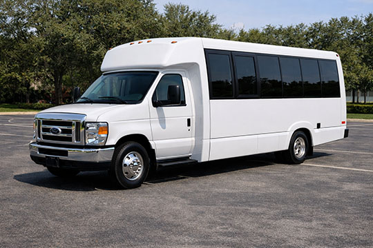 18-passenger minibus available for charter in Beaverton, OR