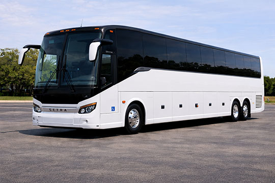 56-passenger charter bus available for charter in Beaverton, OR